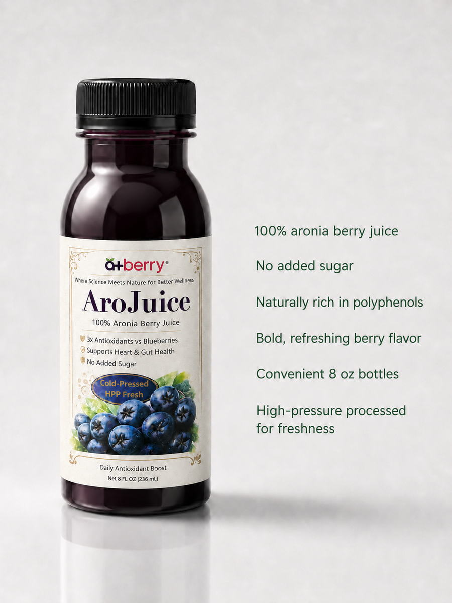 Antioxidant Aronia Berry Juice – A+ Berry