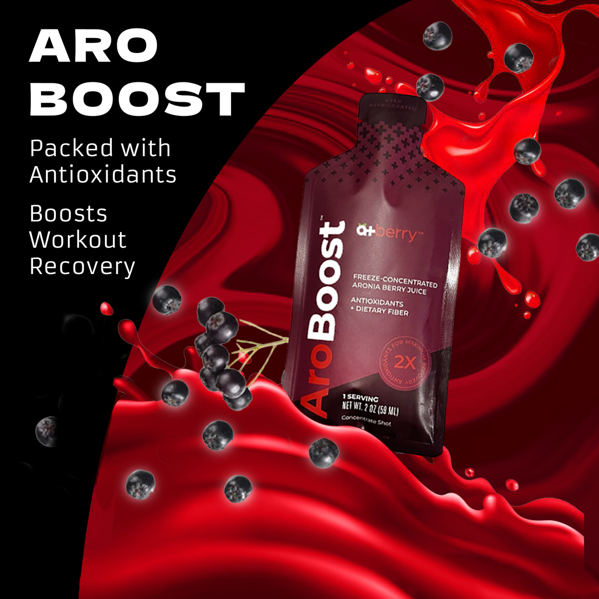 AroBoost, All Natural Sports and Post-Workout Recovery Drink, No