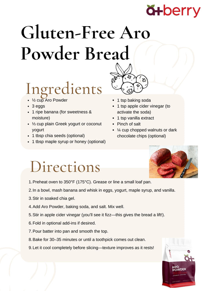 AroPowder - Freeze Dried Aronia Berry (Chokeberry) Powder