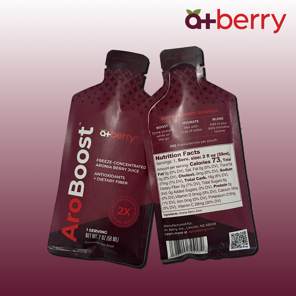 AroBoost: Aronia Concentrate Shot for Sport Recovery