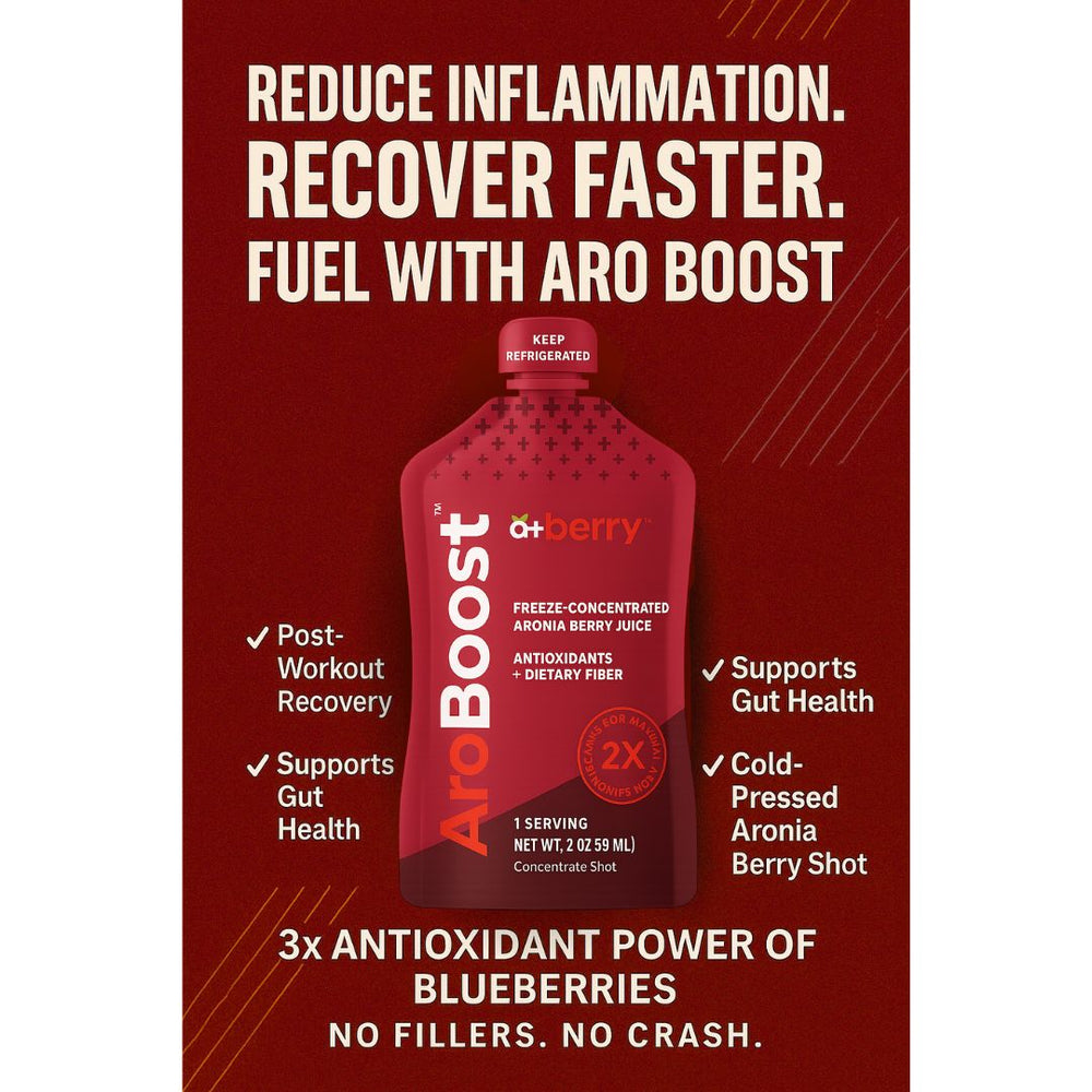 AroBoost: All-Natural Power, Superior Recovery.  From University Sports to Your Gym.