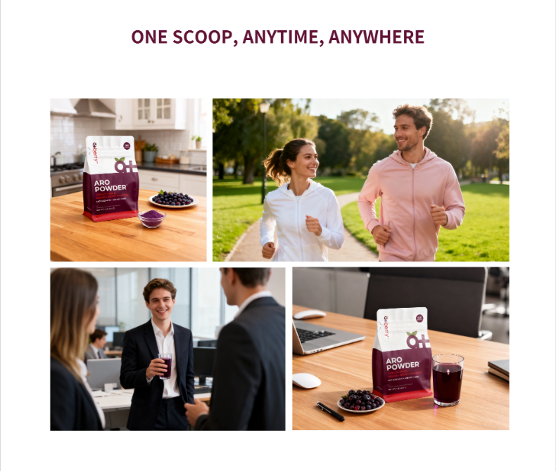 AroPowder - Freeze Dried Aronia Berry (Chokeberry) Powder